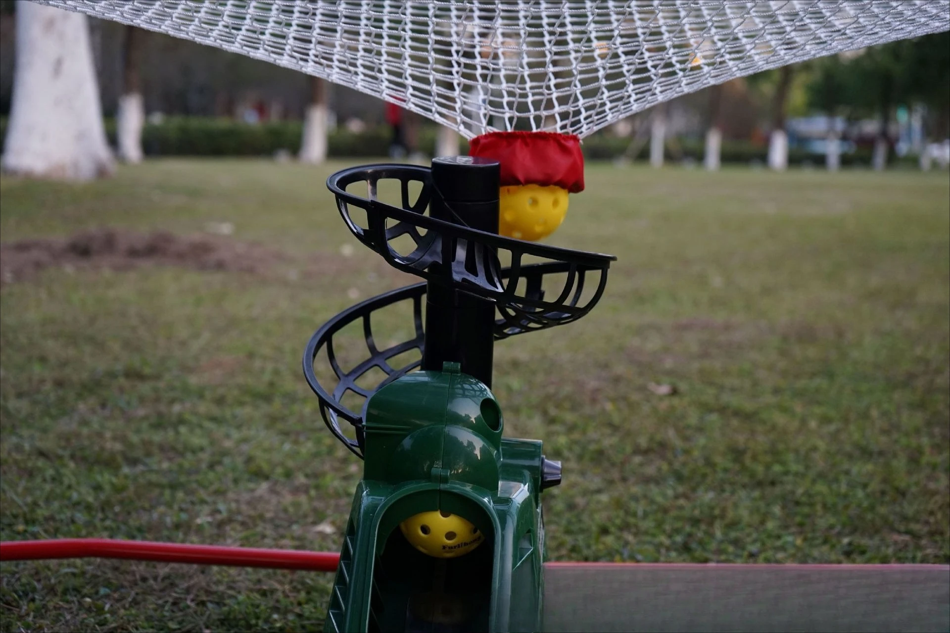 680PBH Pick Ball Lancio della macchina Rete di ritorno Pratica singola Strike Pick Ball Attrezzatura per l'allenamento della macchina di servizio