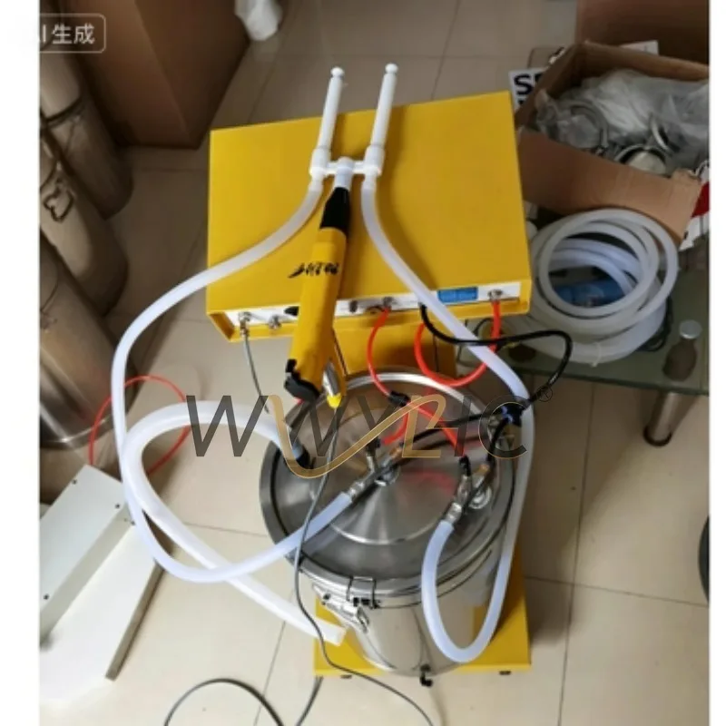Double Head Electrostatic Spray Gun Accessories, Dual Conductive Seat, Dual Powder Needle Assembly