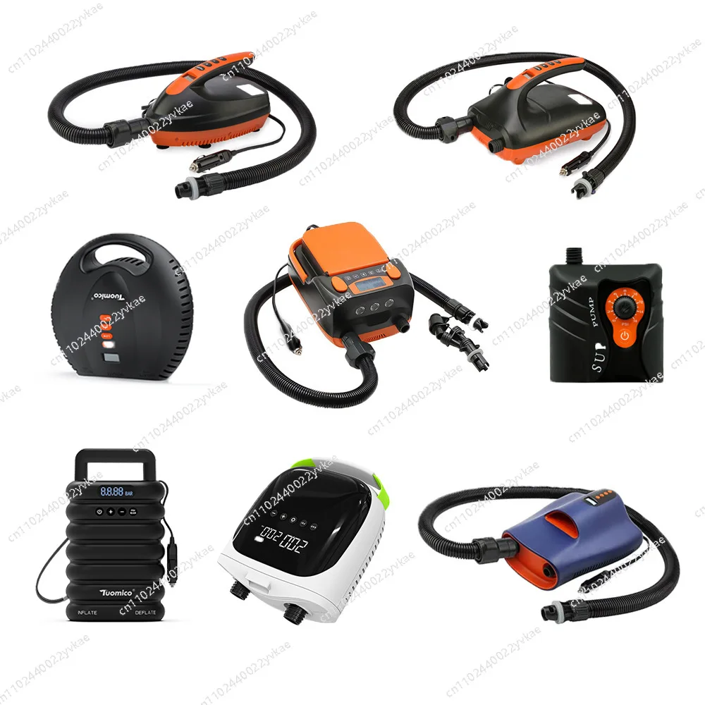 

Outdoor SUP Electric Air Pump 12 Vehicle High Pressure Pump Inflatable Paddle Board Kayak Inflatable Tent