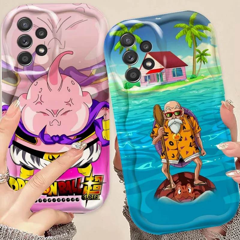 

D-Dragon Balls Jackie Chan Buu For Samsung A73 A72 A71 A56 A55 A54 A53 A52 A51 A32 A36 A26 A25 A13 A14 5G Wave Oil Phone Case