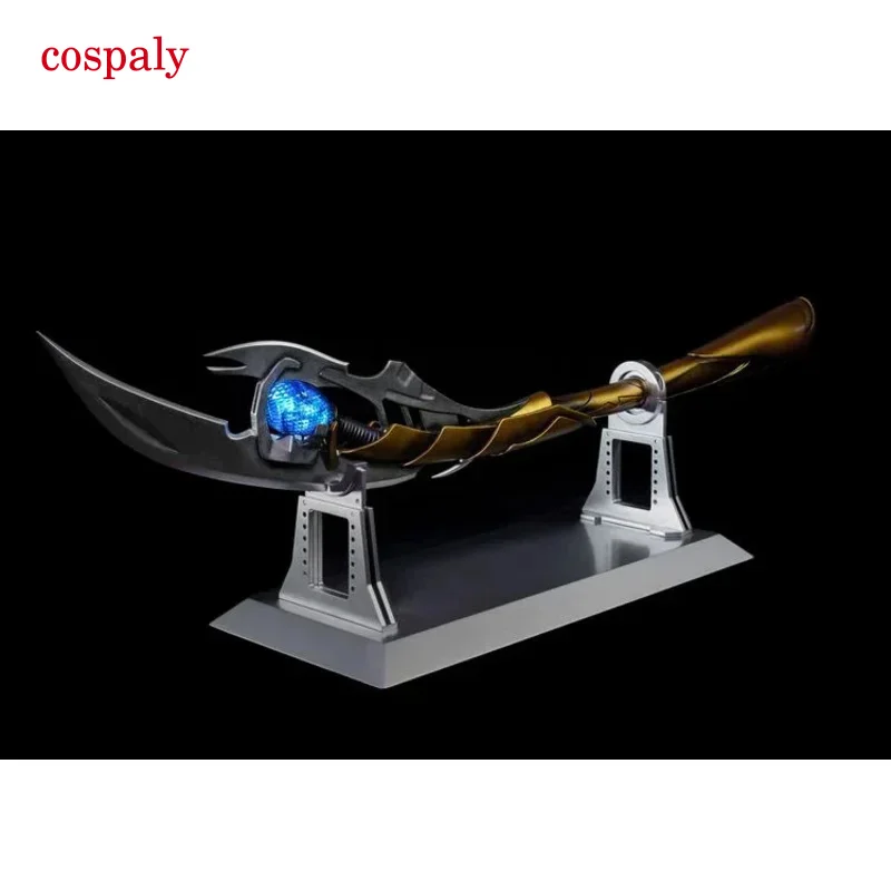 A Cosplay 1/1 115cm full metal Loki chitari scepter weapons collection model Halloween fancy dress party anime stage show