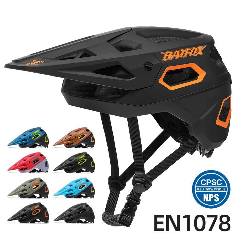 

BATFOX 2025 Ultralight Cycling Helmet MTB Men Women Bicycle Helmets capacete ciclismo Mountain casco ciclismo mtb Bike Helmet