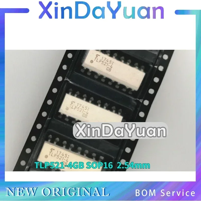 

10 pcs TLP521-4GB TLP521-4 SOP-16 2.54mm 4-way High-speed Optocoupler