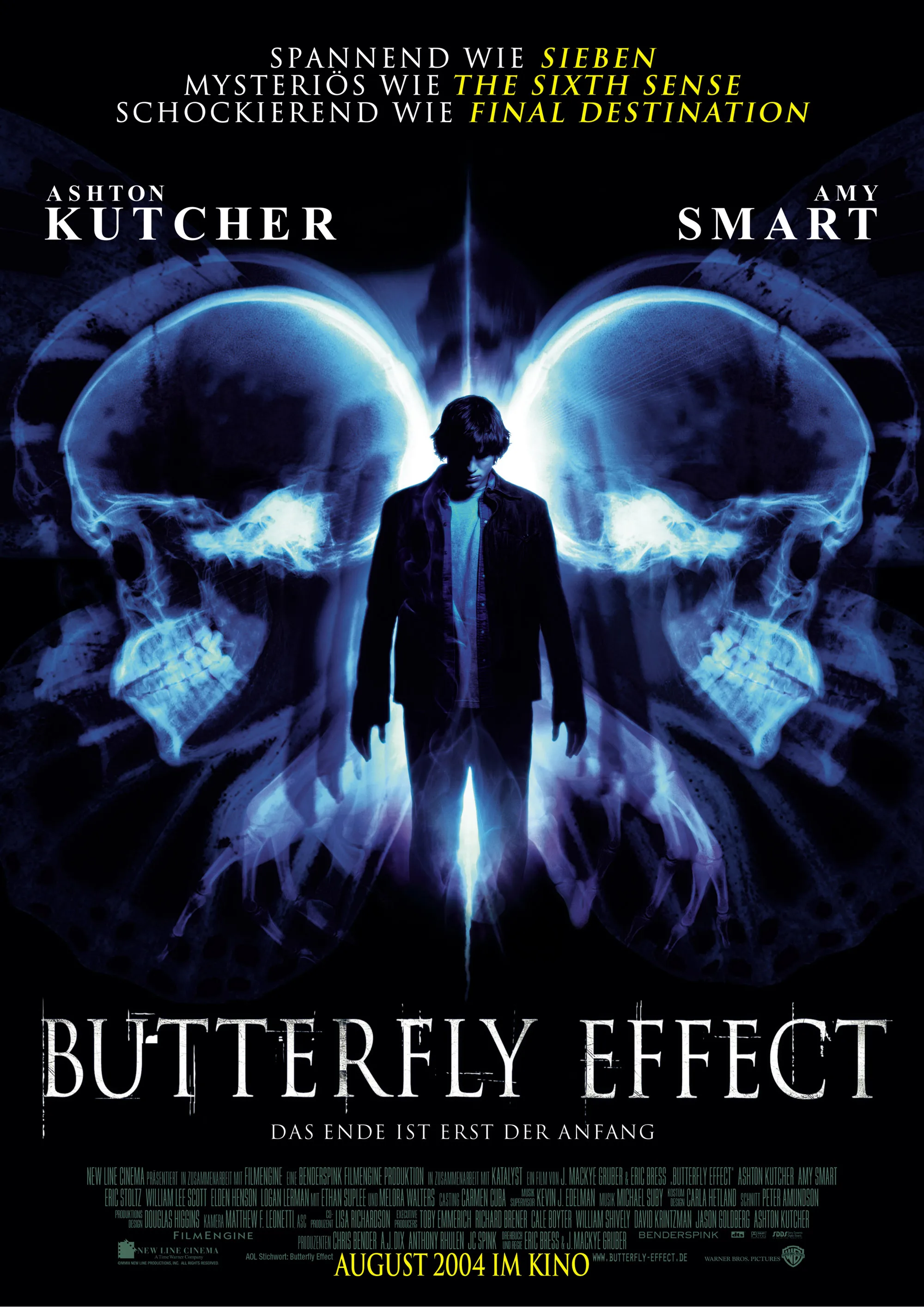 Hot Rare Movie The Butterfly Effect (2004) Art SILK POSTER Wall Art Home Decorative painting