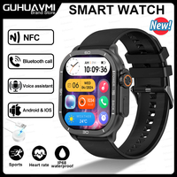 2024 HK96 Ultra Smart Watch Men Series 8 47mm 2.0 Inch High Refresh Rtae AMOLED Screen NFC Bluetooth Call Smartwatches For Women