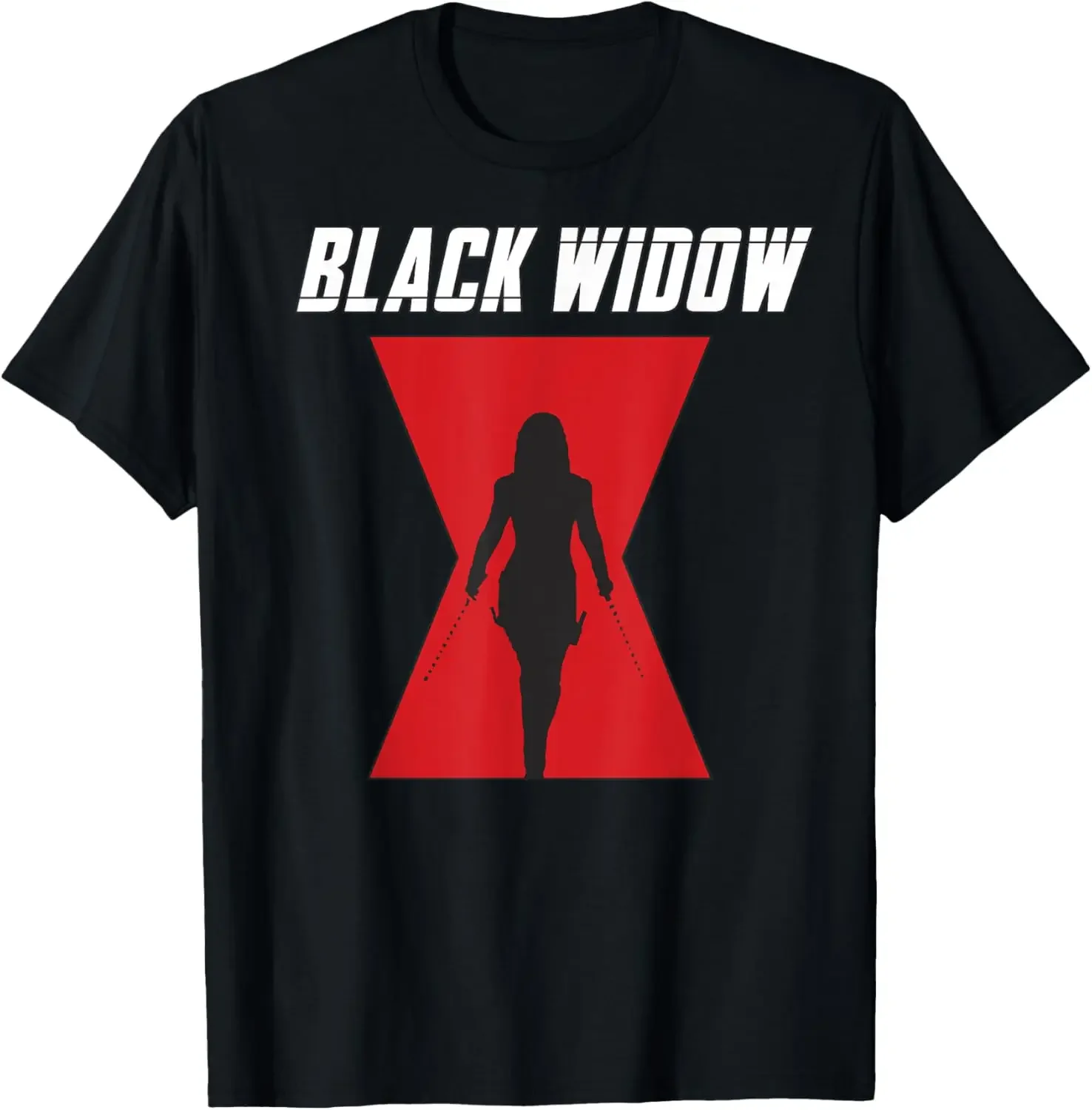 

Marvel Black Widow Logo Silhouette T-Shirt
