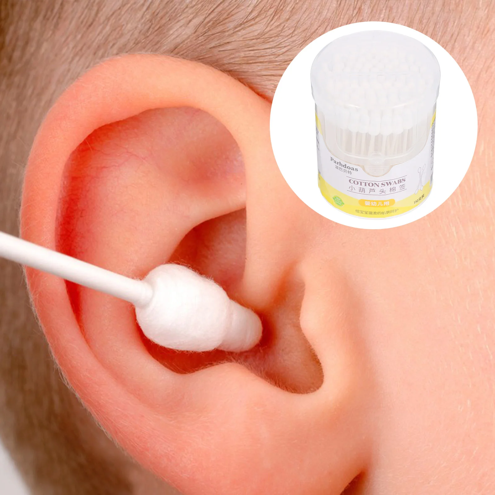 

Gourd Head Cotton Swabs Baby Ear Supplies Safety Buds Make Cleaning Tool for Swaps Home Beauty Accessories