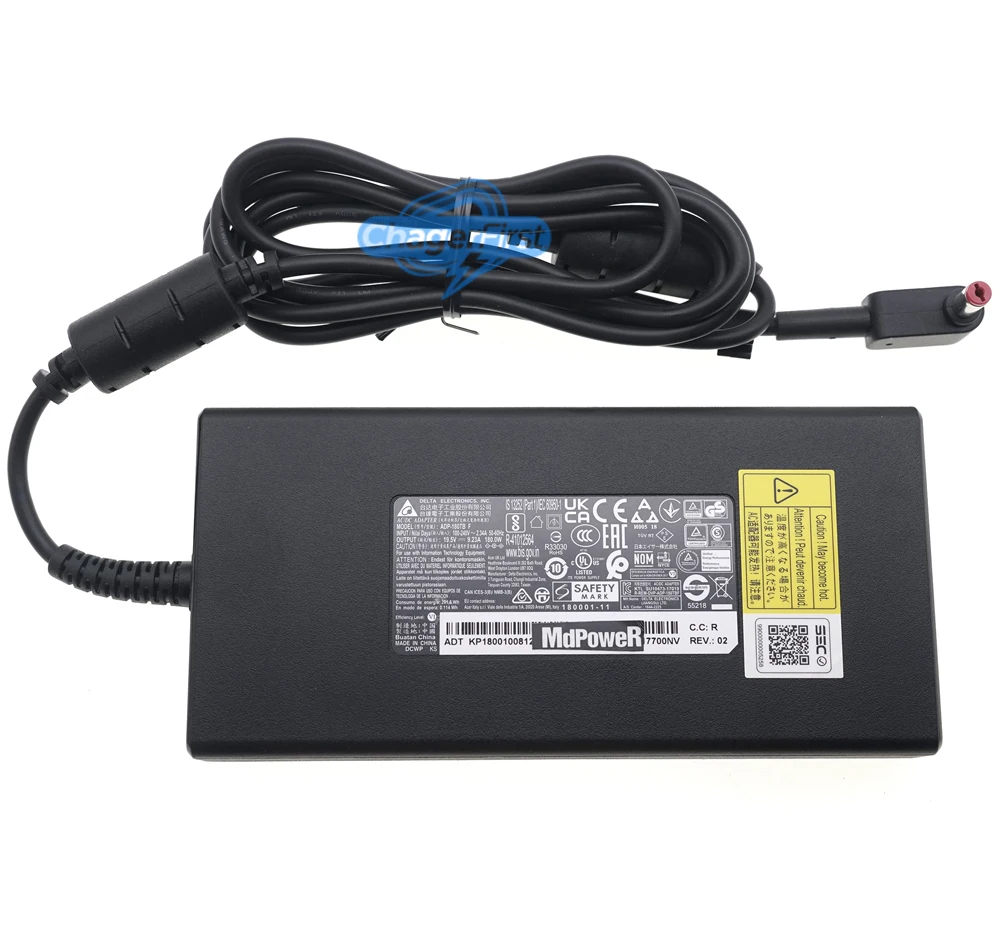 Genuine Delta 19.5V 9.23A 180W 5.5*1.7mm AC Adapter ADP-180TB F For Acer Predator Triton 500 PT515-51 PT515-51-7746
