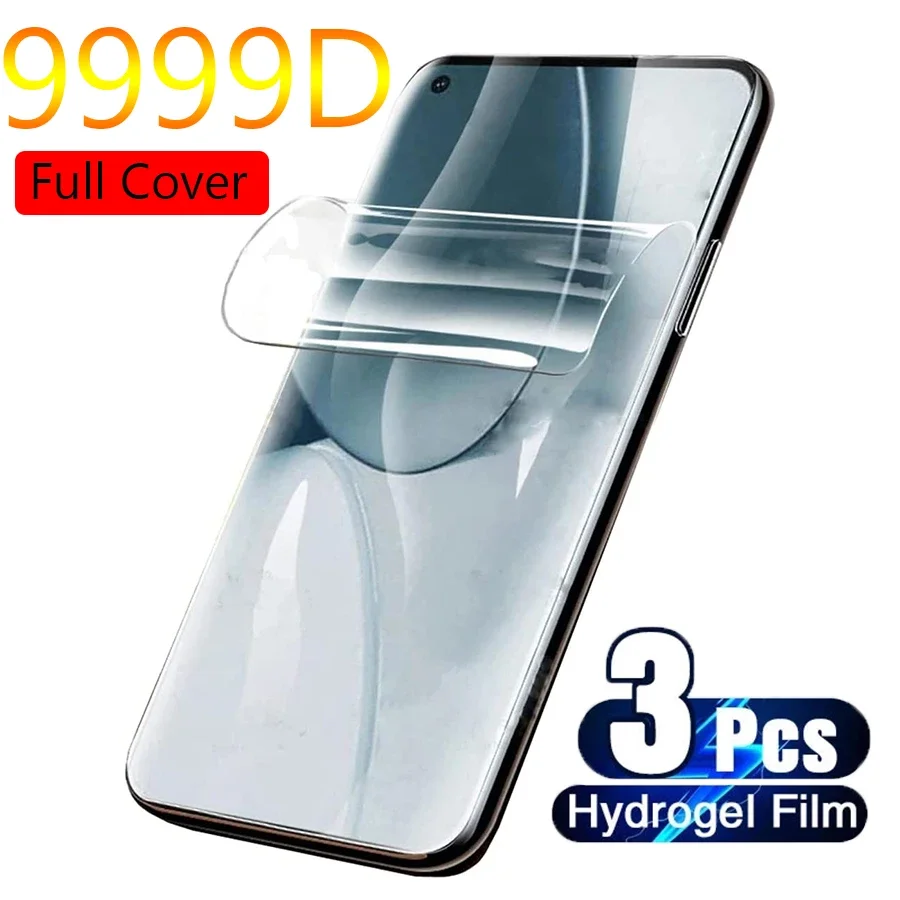 

3Pcs Hydrogel Film For Oneplus 10T 7 8 9 7T 10 Pro 8T 10R 9RT TPU Screen Protector For Oneplus Ace Nord N10 N100 N200 CE 2T Film