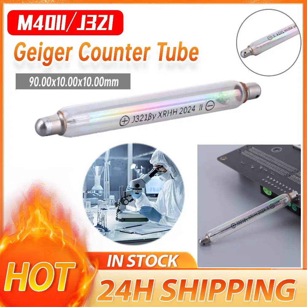 M4011/J321 Glass Geiger Muller Tube High Sensitivity Geiger Counter Kit αβParticles Gamma/X-rays for Nuclear Radiation Detection