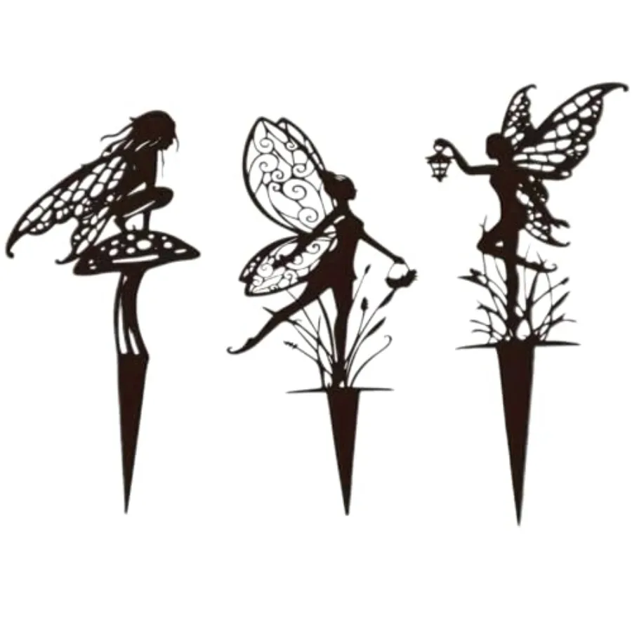 

Decorative Garden Stakes, Fairy Garden Statues for Home and Garden 3