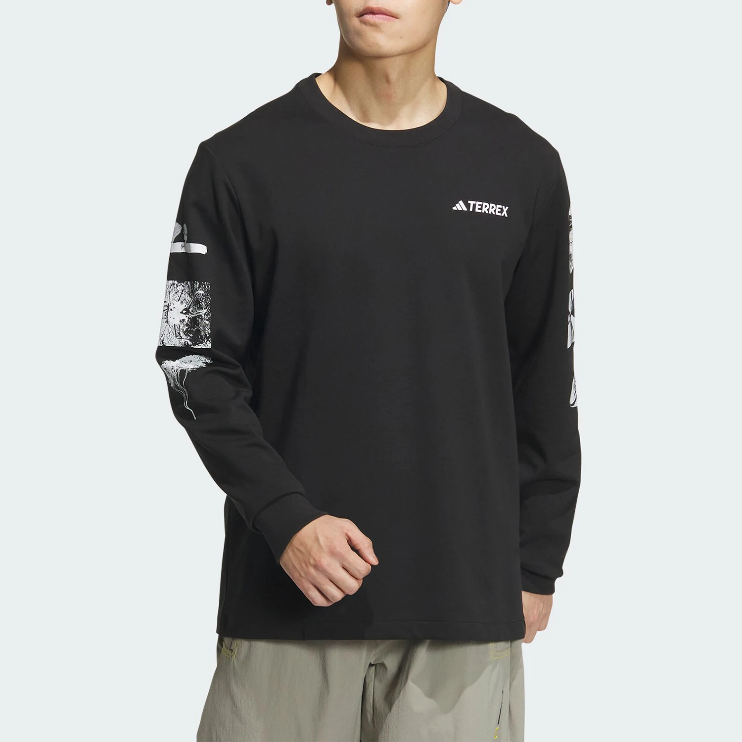 

Adidas genuine NATGEO LS TEE Men's Outdoor Long Sleeve T-Shirt IS9510