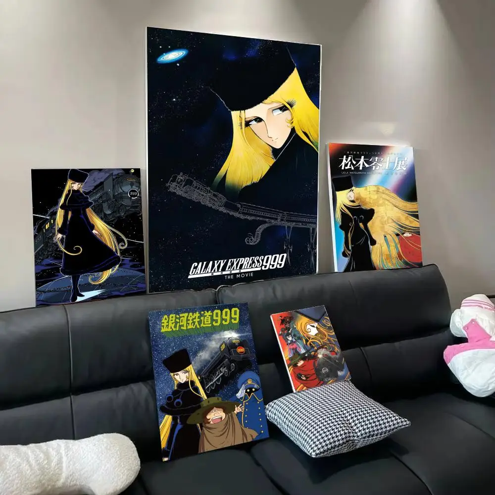 Cartoon G-Galaxy Express 999 Poster Modern  Wall Art Aesthetic Minimalist Bedroom Decor Cafe Home Gift