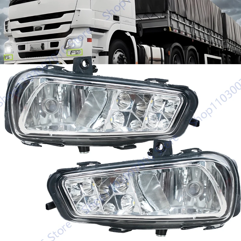 

For Mercedes Benz Antos Actros Mp4 Truck LED Car Fog Lamp Car Front Bumper Fog Light Assembly A9608202256