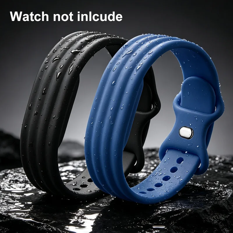 Silikon-Schlaufenarmband für Google Fitbit Air Smartwatch-Zubehör, atmungsaktives Sport-Ersatzarmband, Correa Fitbit Air Band