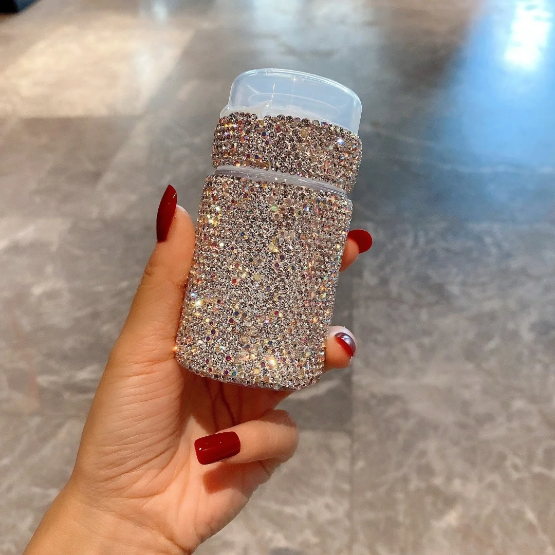 push-type-garrafa-dispensadora-diamante-artificial-encrusted-removedor-de-maquiagem-unha-polones-removedor-de-alta-aparencia-luxo-portatil-toner-garrafa-dispensadora