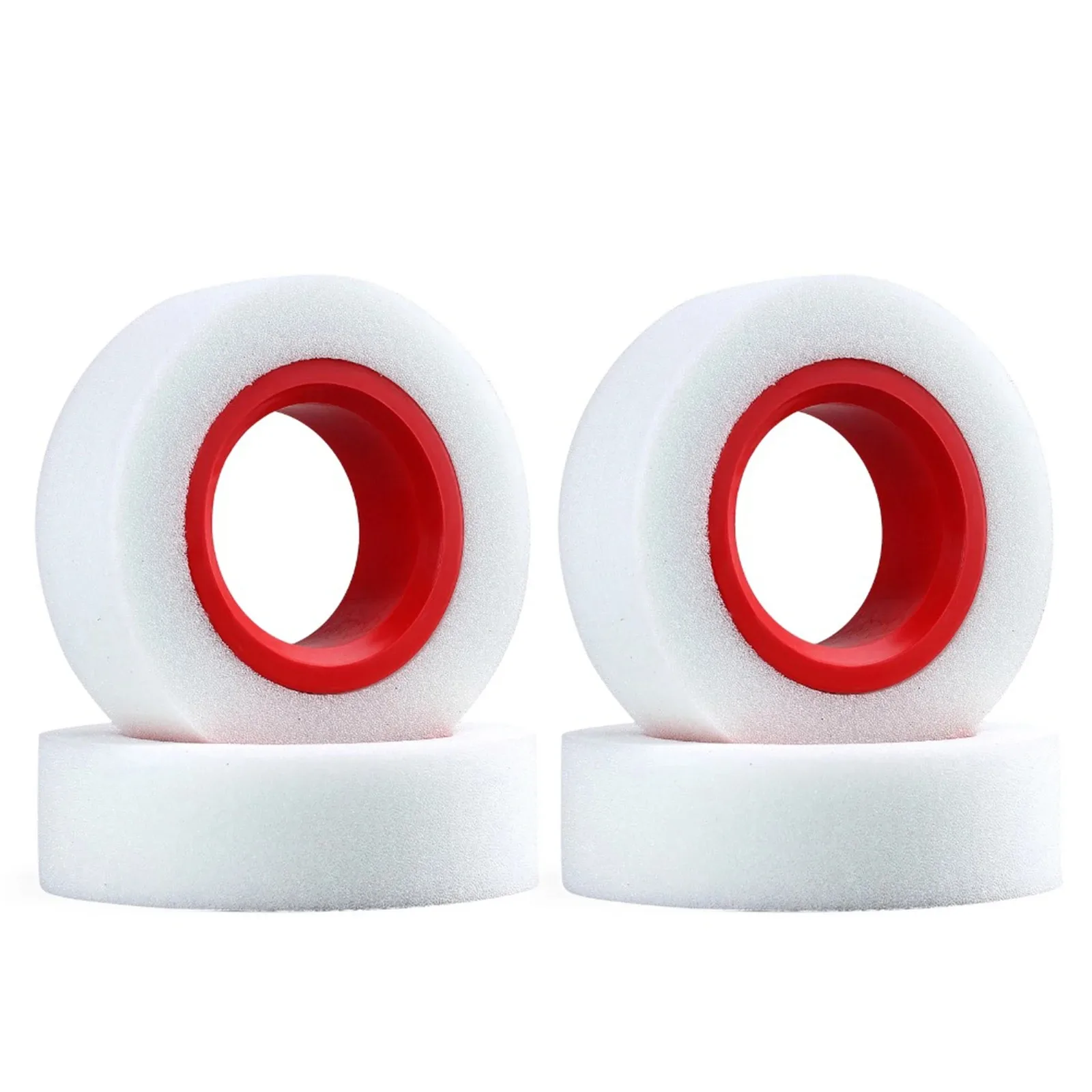 

4pcs RC Dual Stage Softer TPE Foam 100-110mm 114-120mm Fit 1.9" Wheel Tires for RC Crawler Axial SCX10 90046 TRX4