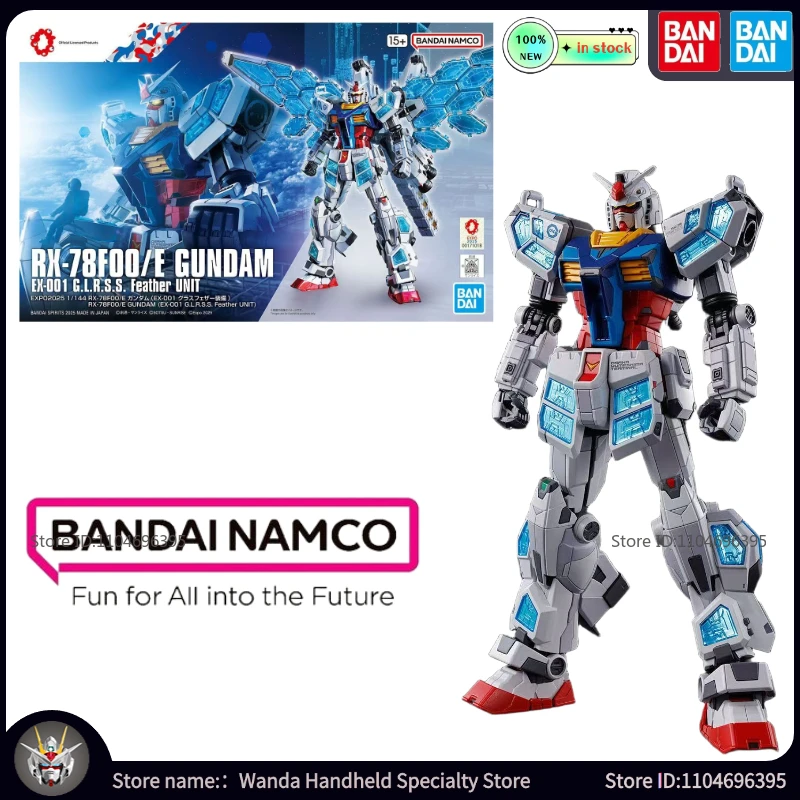 

Brand New in Stock BANDAI Model Toys RX-78F00/E GUNDAM Feather Unit Assembling Mecha Movable Anime Figures Puzzle Holiday Gifts
