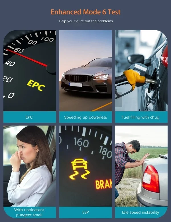 FOXWELL NT301 OBD2 scanner; Professional mechanic OBDII diagnostic code reader; Check engine light;