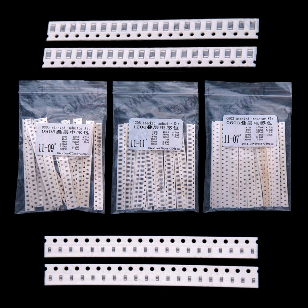 16Value 15Value SMD Multilayer inductor package 1nh270nh 22uf 47uf 8.2nh Each 20PCS  22uf Component