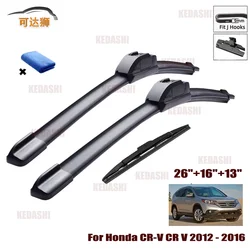 Front Rear Car Wiper Blades Set For Honda CR-V CR V CRV 4th Gen RM 2012 - 2016 Windshield Windscreen Clean Window 26