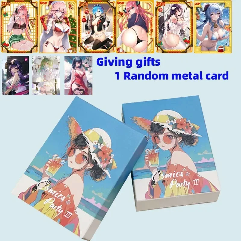 

New Goddess Story Card Collection Girl Party PR Anime Games Booster Box Swimsuit Bikini Feast Doujin Toys And Hobbies Gift