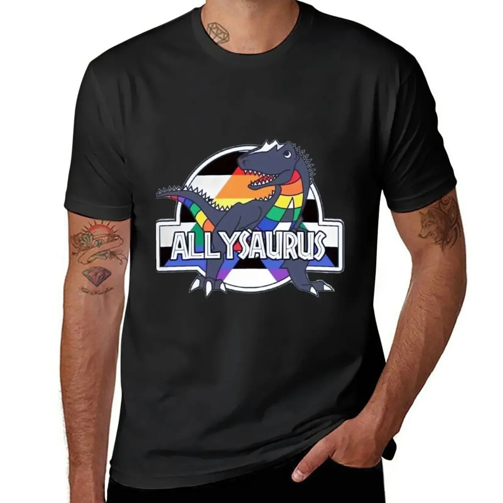 Allysaurus T-Shirt anime clothes sports fans animal prinfor boys t shirts for men cotton