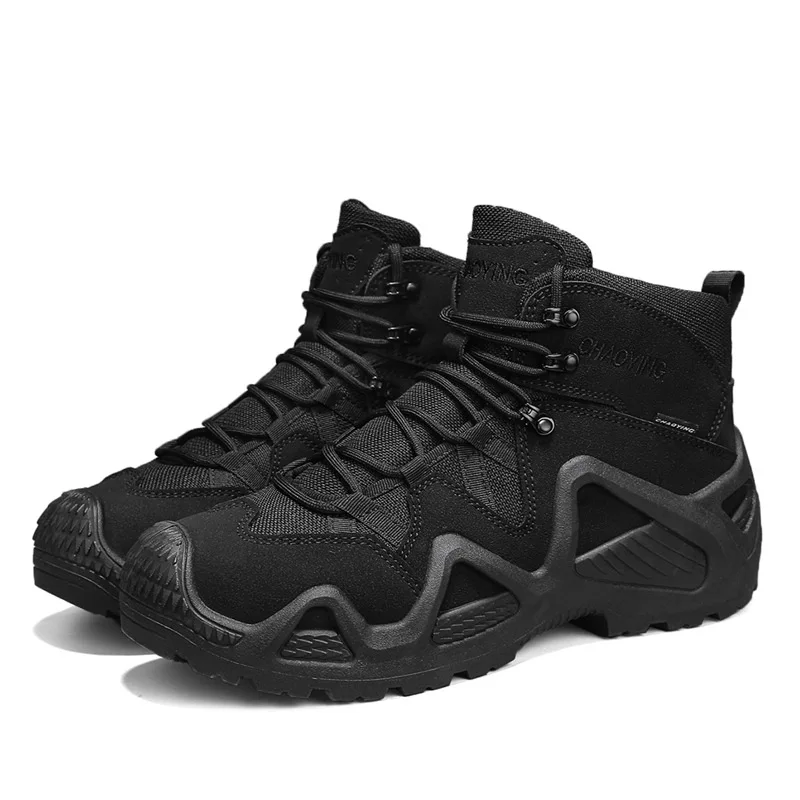 

XIANGGUAN New Wear-Resistant Hiking Shoes Camping Men Boots Tactical Sneakers Climbing Waterproof Boots for men Hiking Footwear