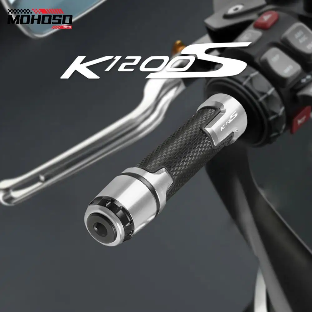 

For BMW K1200S K 1200S K 1200 S 2004 2005 2006 2007 2008 7/8 "22mm Motorcycle Handle Grip Handlebar Grips Ends Cap Accessories