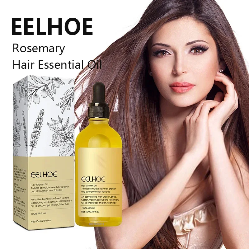 1/2/3pcs Natural Hair Growth Oil Rosemary Anti Hair Loss Regrowth Moisturizing Repair Anti Baldness Fast Hair Growth Serum Oil view 3