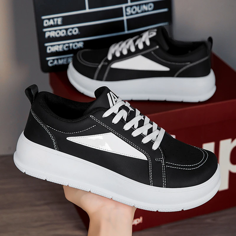 2026Minimalist Fashion Men's Shoes, Sports Shoes, Leather Material, Wide Toe Design, Comfortable Men's Shoes
