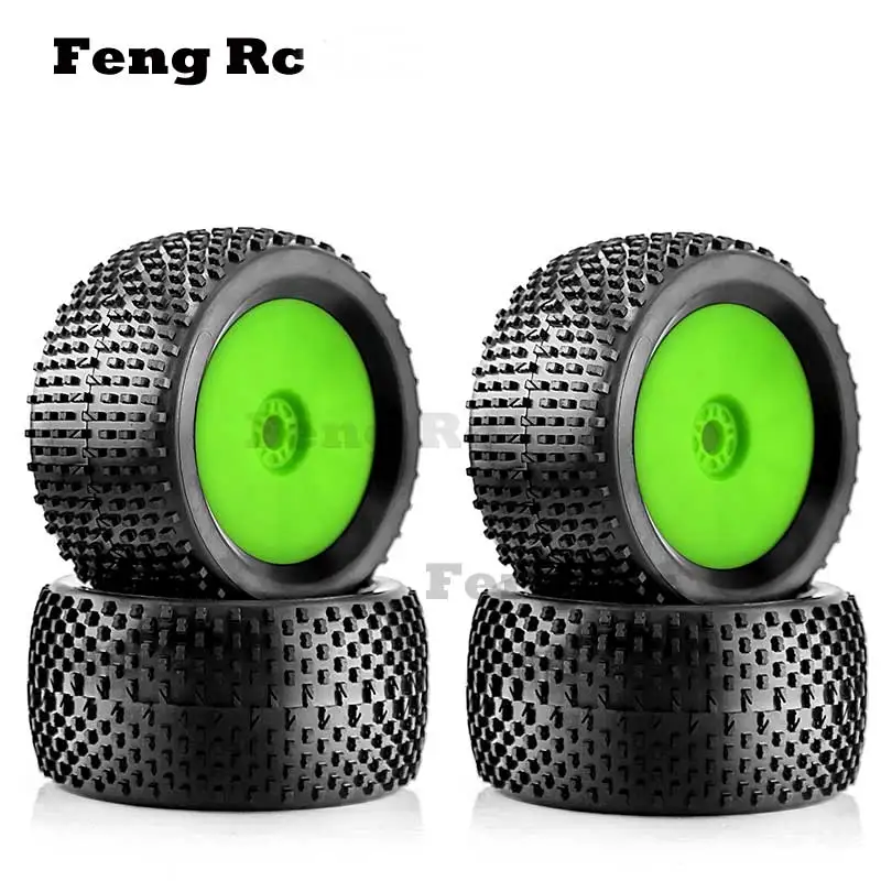 

140mm Off Road Buggy Tires Wheel 17mm Hex Hubs for 1/8 RC Racing Car 4WD Nitro HPI HSP BAZOOKA CAMPER Kyosho ZD