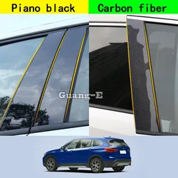 For Bmw X5 Xdrive G05 2019 2020 2021 2022 2023 2024 Car PC Material Pillar Post Cover Door Trim Window Molding Sticker