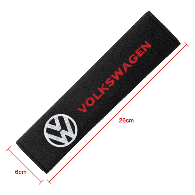 Car Seat Belt Shoulder Pad Protective Cover Car Accessories For Volkswagen Scirocco POLO Tiguan Passat B5 B6 B7 Golf EOS Jetta