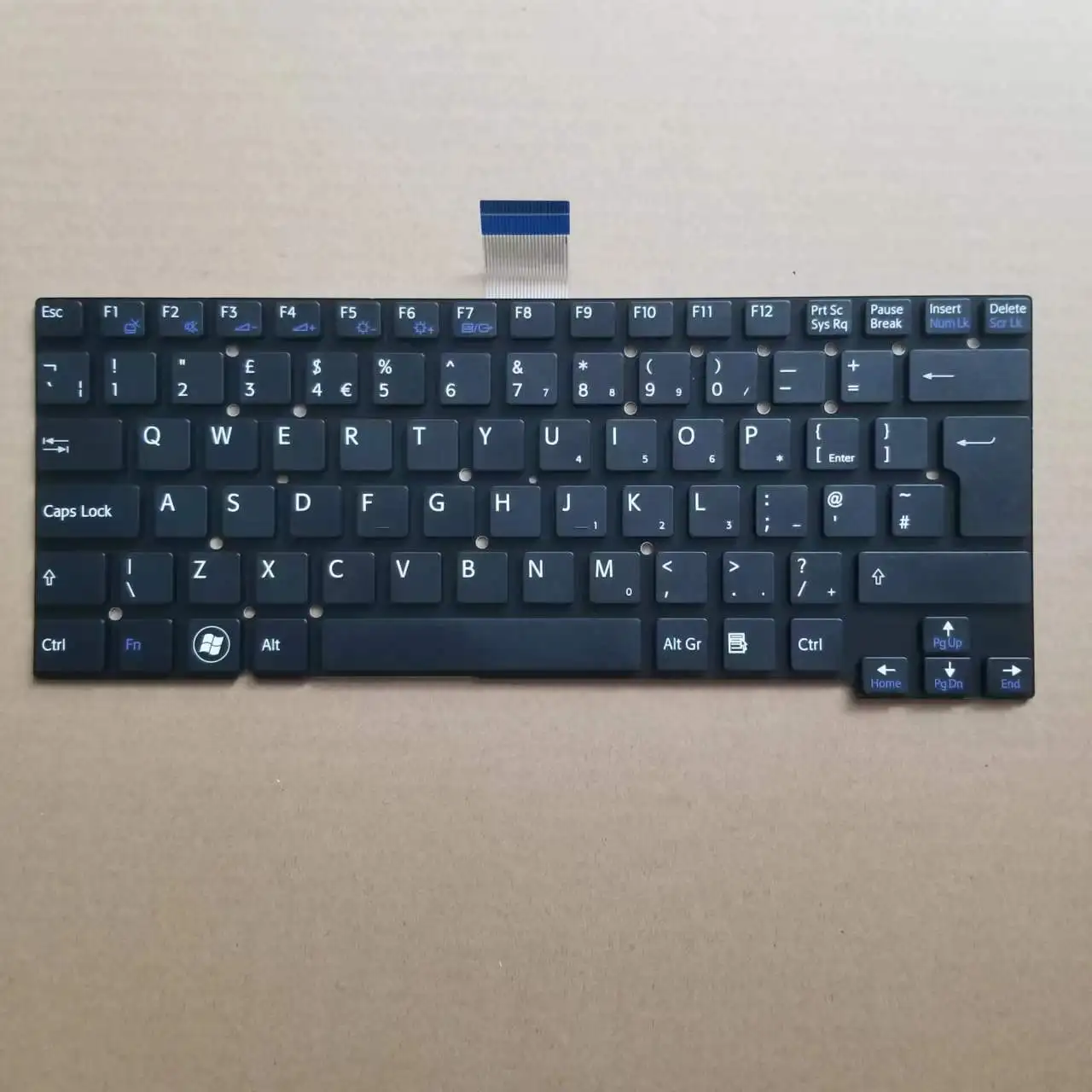 New For Sony VAIO Fit 13 SVT13 SVT1311 SVT1312 SVT1313 UK United Kingdom Laptop Keyboard Black Big Enter No Frame 149034411GB