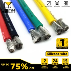 1/5/10/20M/Lot Multicolor Silicone wire cable Soft Heat-resistant Auto Electrical Wiring 30 28 26 24 22 20 18 16 14 12 10 8 AWG