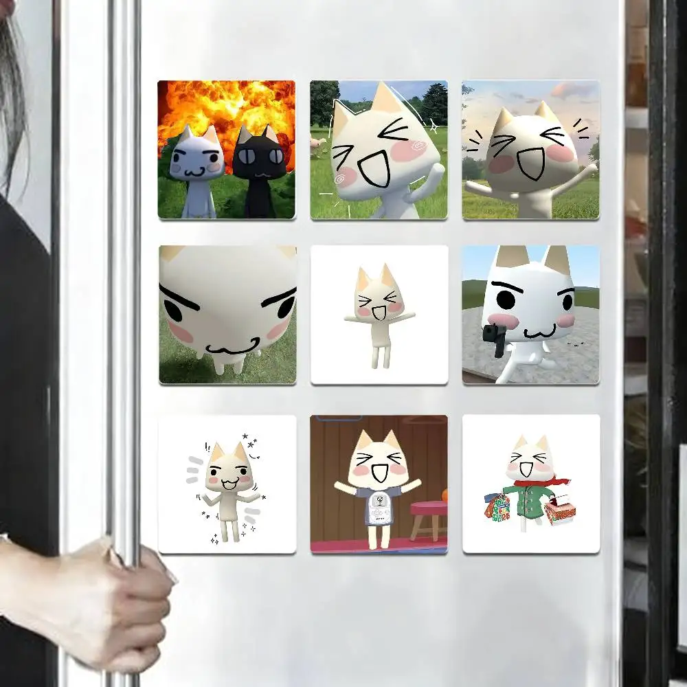 Cute T-Toro Inoues Refrigerator Magnet Square Stickers - Can Be Used To Personalize Home Decoration And Are Ideal Keepsakes