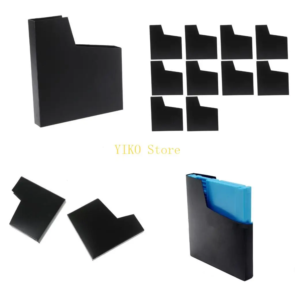 

K32C 10 Pieces/pack Dust Cover Protective Sleeve for NES Cartridge - Black