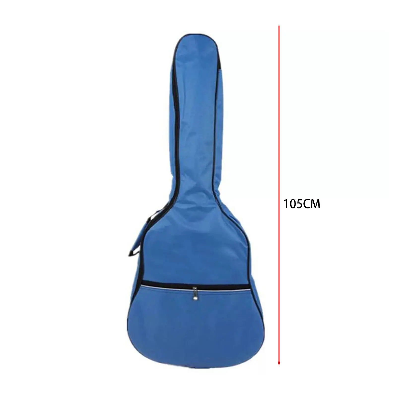 Guitar Gig Bag Thicken Material Waterproof Side Handle Protection Backpack Acoustic Guitar Carrying Case Large Front Pocket view 3