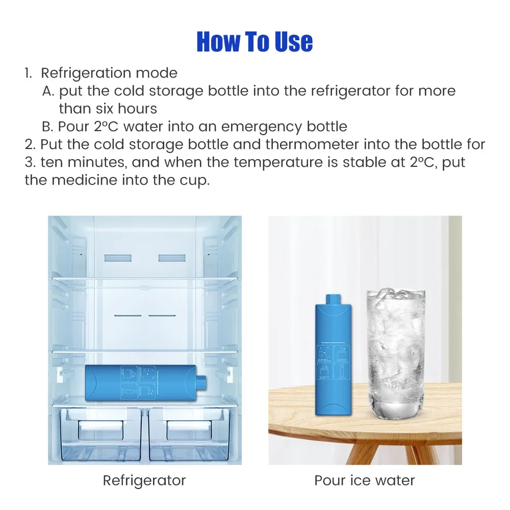 Mini Insulin Refrigerator Box for Car Travel Outdoors Household Insulin Cooler Refrigerated Cup Medicine Cooling Case