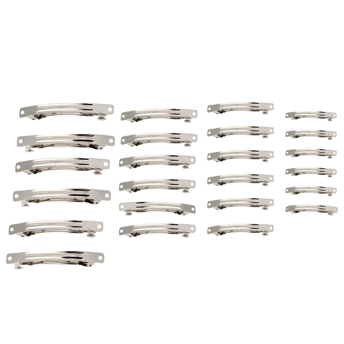 

160Pcs DIY Hair Clip Accessories Blank Spring Clips with Strong Grip for Making Hairbows French Hair Clips Alloy Barrette