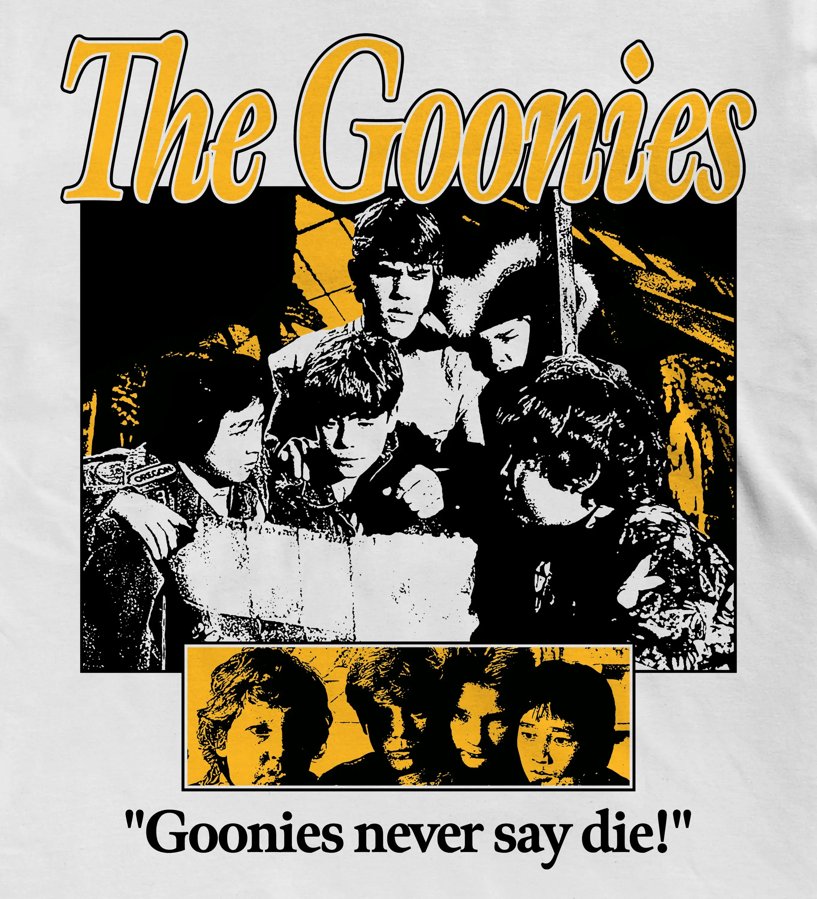 The Goonies T-Shirt, Mikey Mouth Data Brand Andy Stef Shirt, 80s Adventure Movie Tee