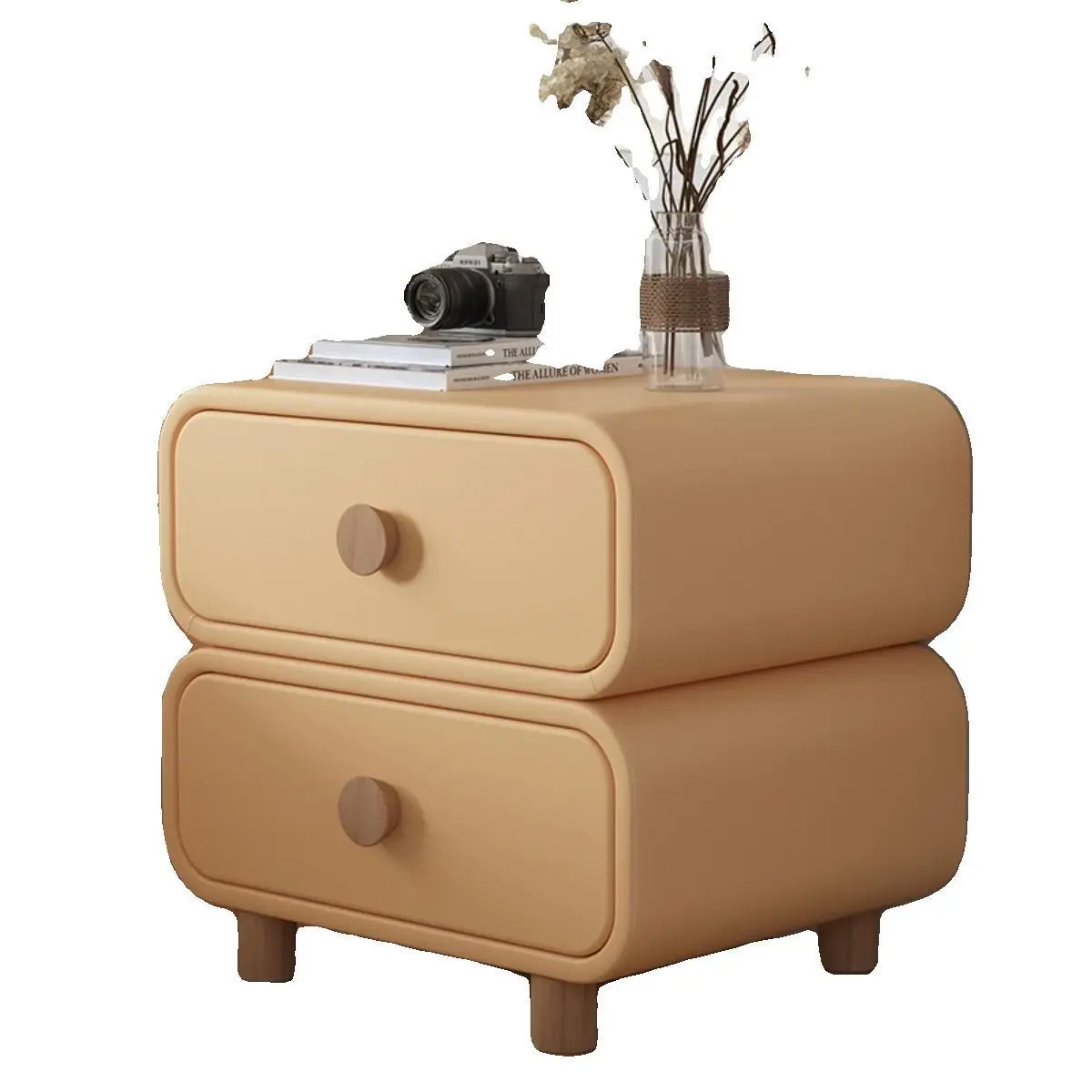 

Cream wind bedside cabinet