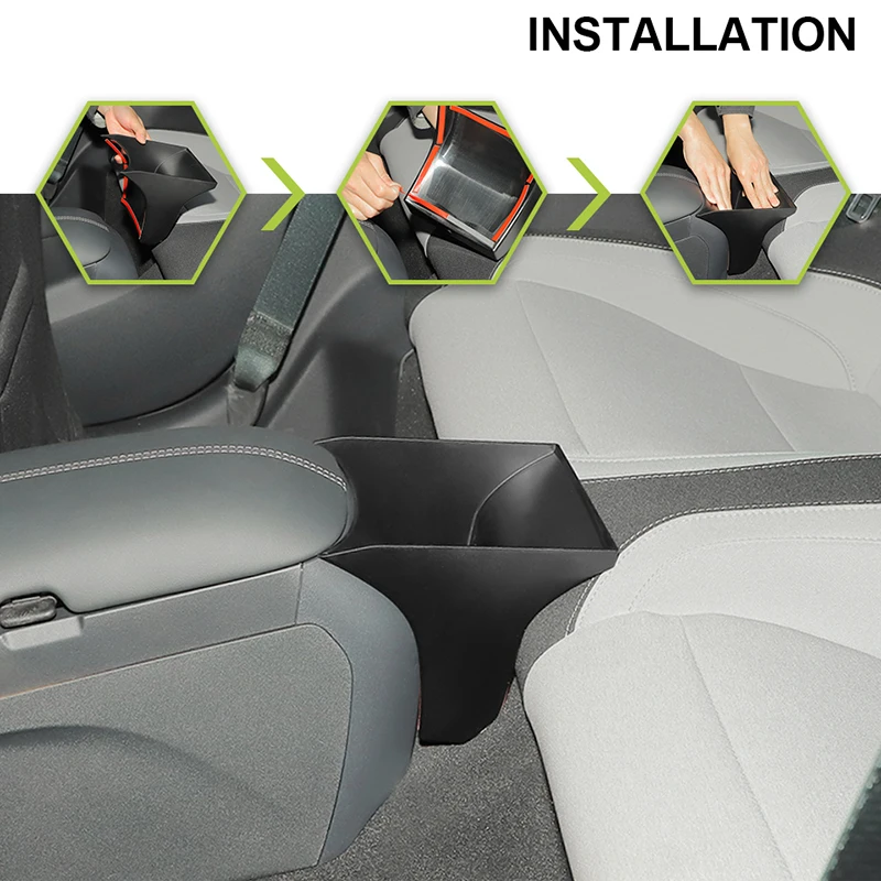 باوا ABS صندوق تخزين خلفي لفورد موستانج 2015-2025 منظم تستيفها الملحقات الداخلية #2