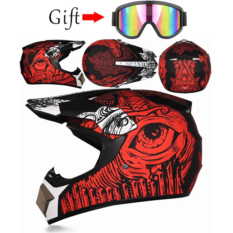 ORZ-905 Off-Road-Rennen Motorradhelm Fahrrad Speed Drop DH Vollhelm Rallye Offroad-Helm