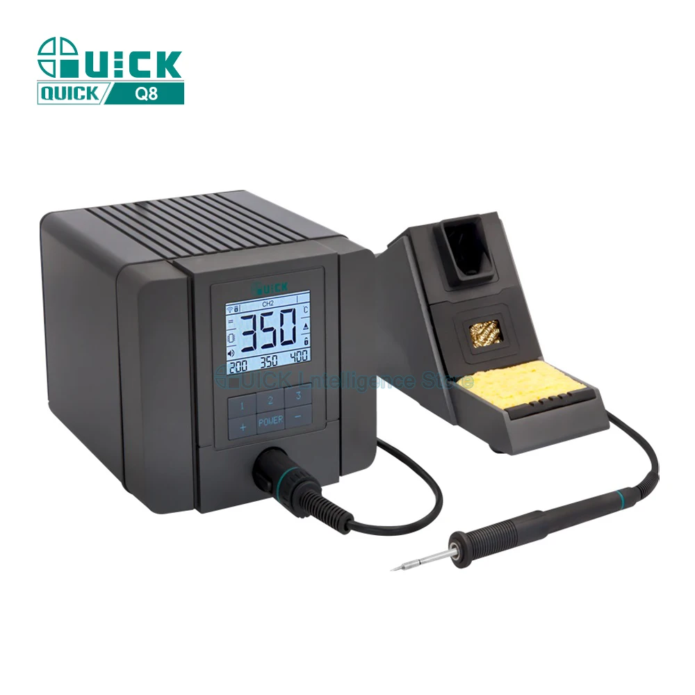 

Soldering Station QUICK Q8 Electric Soldering Irons 150W LCD Digital Display Intelligent Precision Flying Lead Desoldering