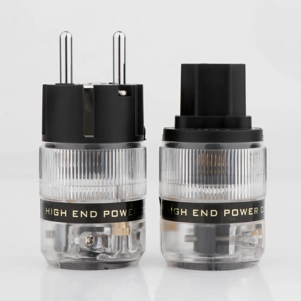 Hi end us/eu Wechselstrom stecker Netz stecker iec c15 Buchse Wechselstrom stecker für DIY Audio Stromkabel – Detail 2