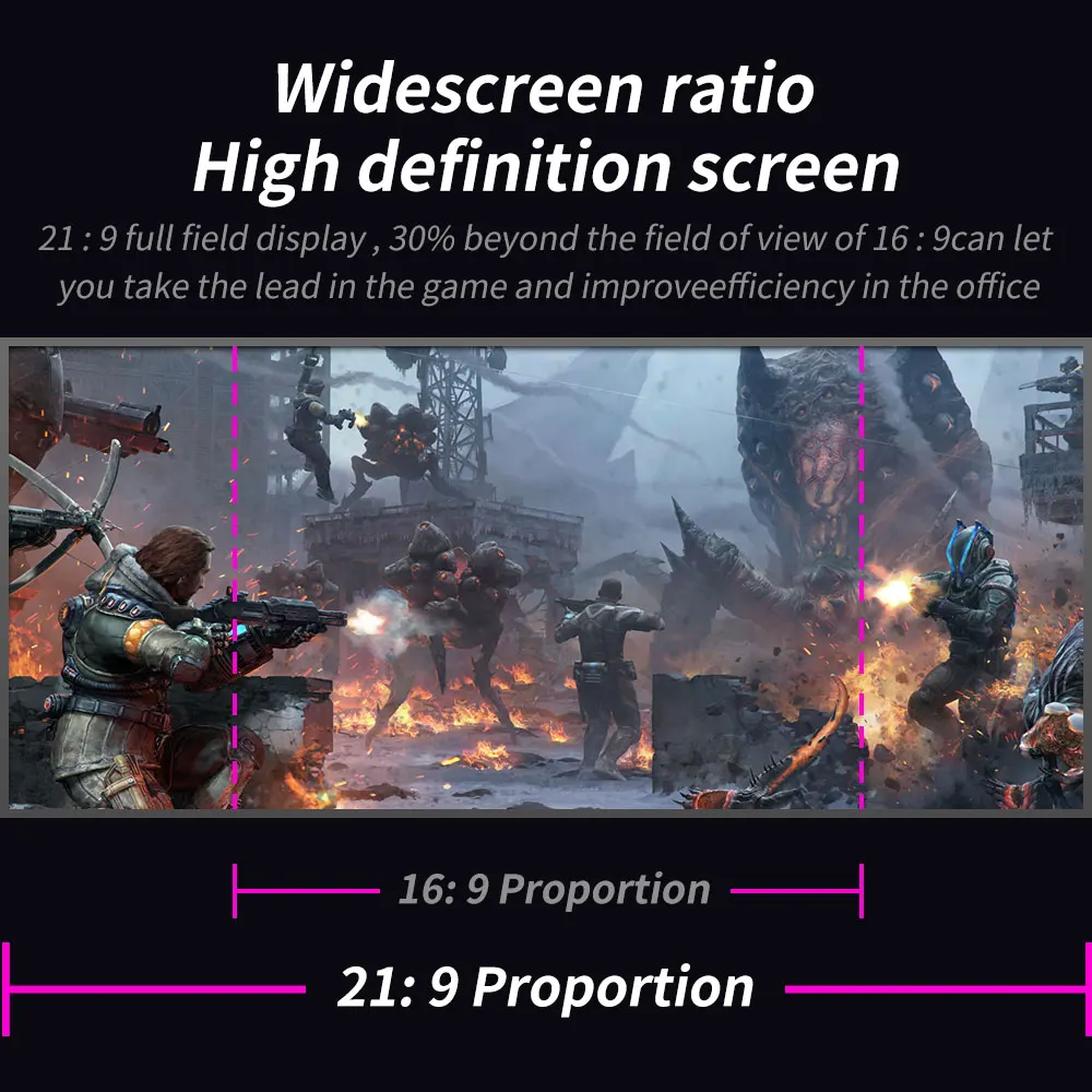 Mucai 34 Zoll Monitor 3440Hz wqhd Desktop antike breite Anzeige LED-Spiele konsole Computer bildschirm keine gebogene dp/*