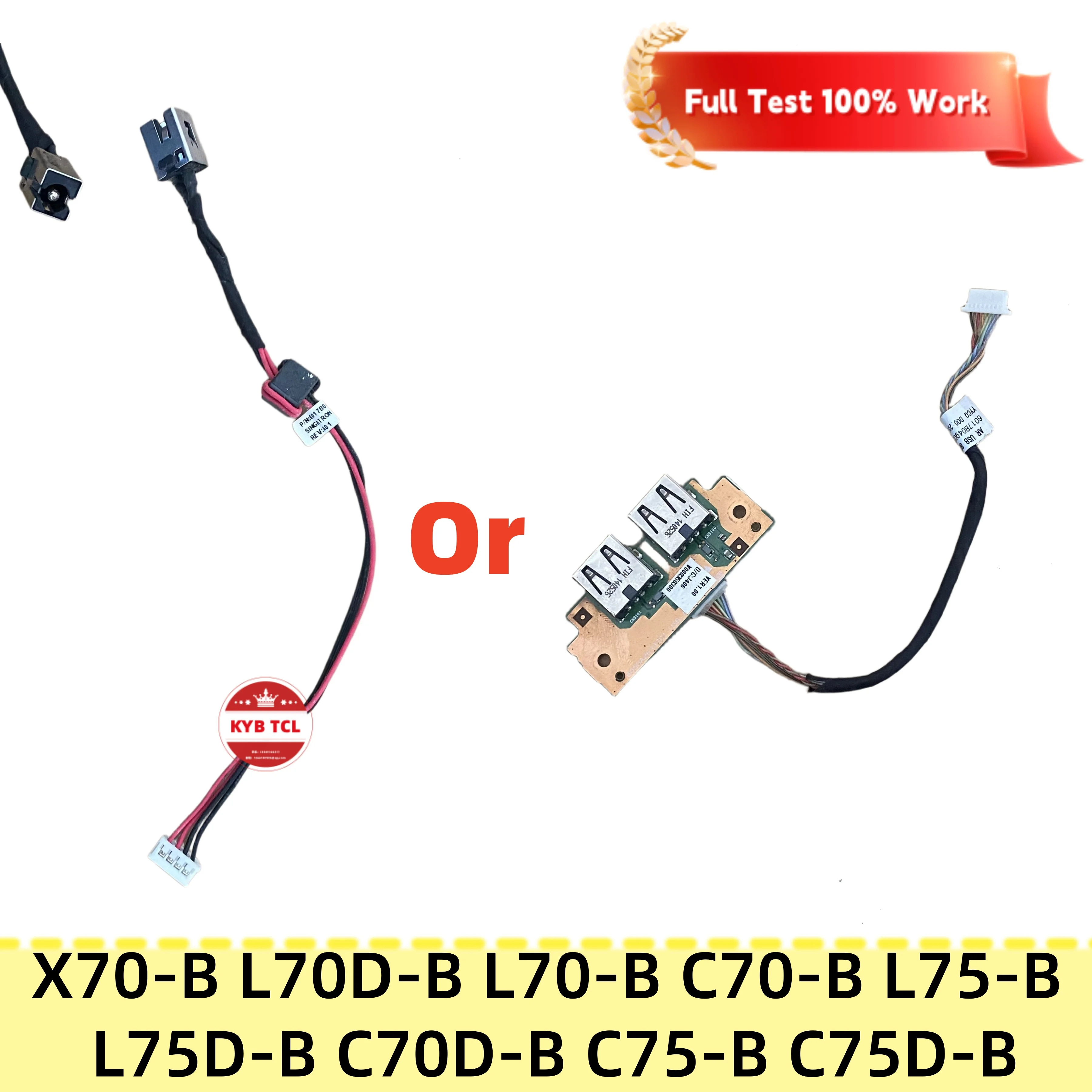 V000350300 6017B0490201 6017B0490501 Conector de alimentación DC IN o placa USB para Toshiba Satellite L70 X70-B L70D-B L70-B C70-B L75-B L75D-B C70D-B C75-B C75D-B 6050A2633701