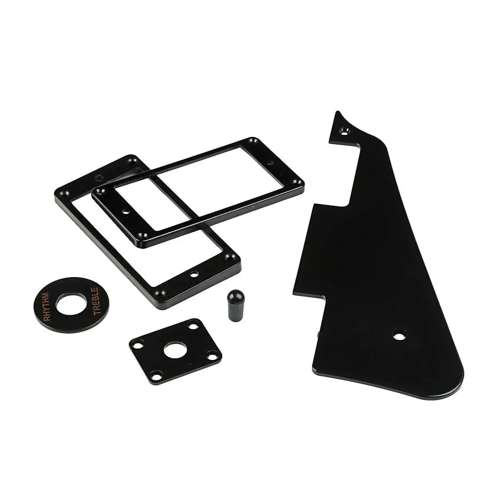 

Black Plastic Cover Pickguard Scratch Plate for Acoustic Electric Guitar Protector Parts Lightweight Durable AntiScratch